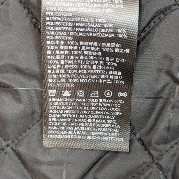 NWT Burton Hazelton Sherpa Collar Coat in Black Size Small - Picture 10 of 10